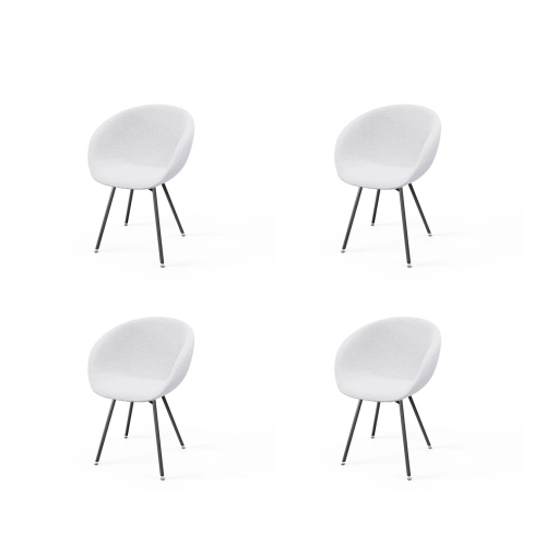 Krzesło KR-501 Ruby Kolory Tkanina Abriamo 05 Boucle Design Italia 2025-2030